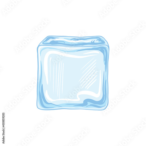 Water ice cube icon vector illustration graphic design
