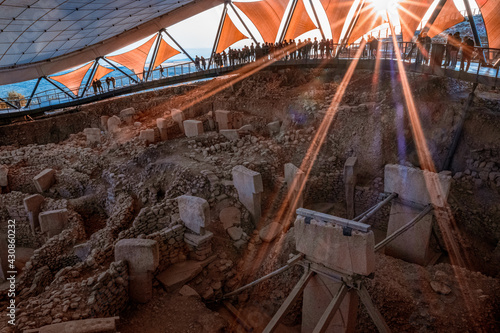 Göbeklitepe is the first place of worship of humanity, built in 12000 BC.