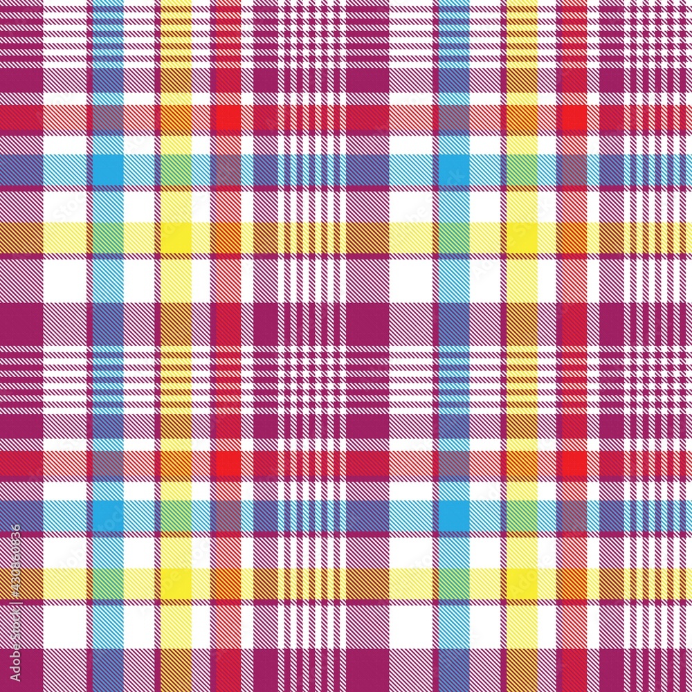 Colourful Plaid textured Seamless Pattern Colourful Plaid textured Seamless Pattern