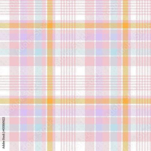 Colourful Plaid textured Seamless Pattern