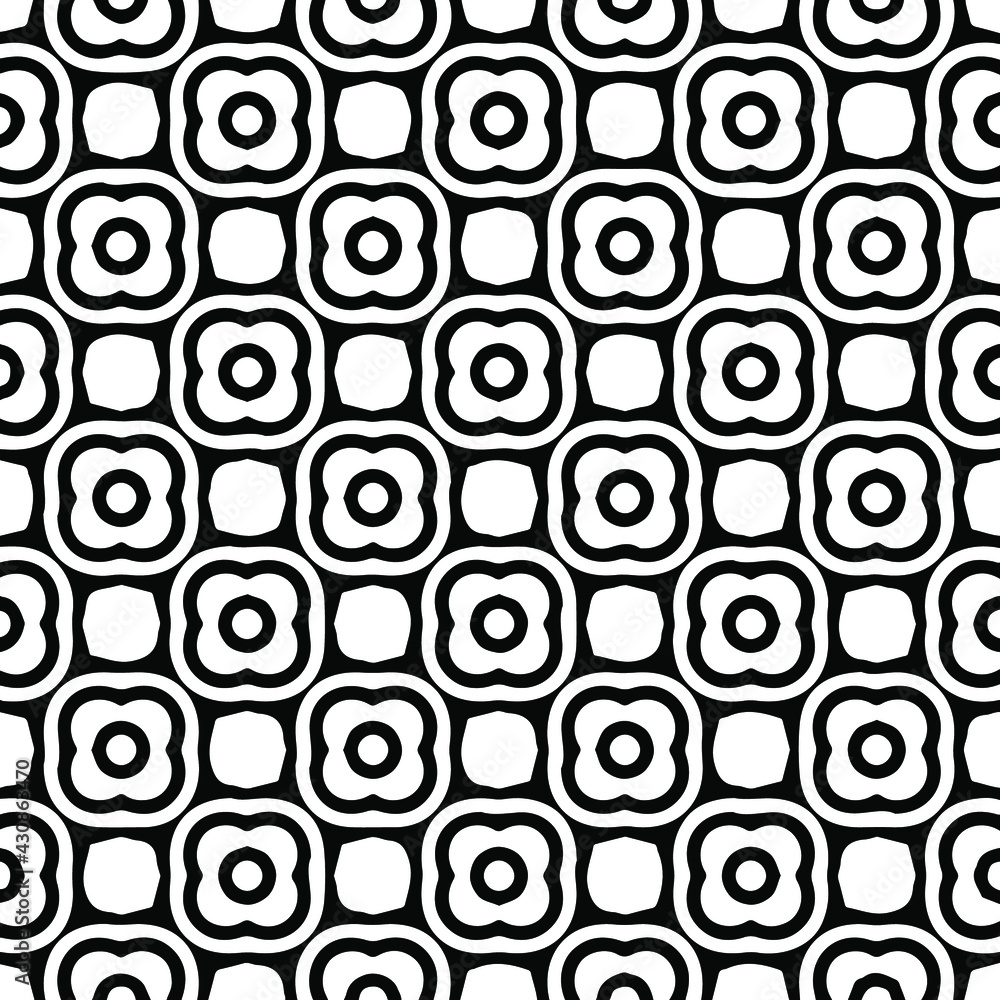 Geometric vector pattern with triangular elements. Seamless abstract ornament for wallpapers and backgrounds. Black and white colors. Geometric vector pattern with triangular elements. Seamless abstract ornament for wallpapers and backgrounds. Black and white colors.