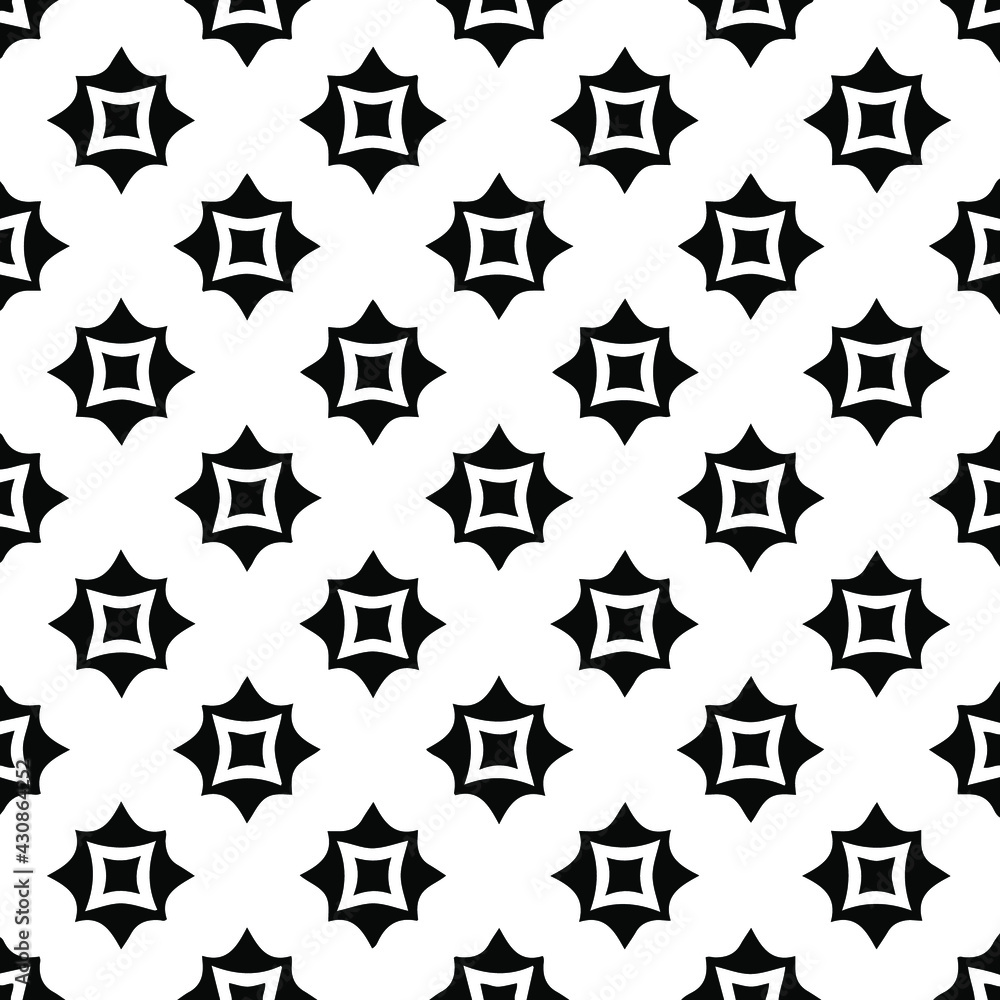 Geometric vector pattern with triangular elements. Seamless abstract ornament for wallpapers and backgrounds. Black and white colors. Geometric vector pattern with triangular elements. Seamless abstract ornament for wallpapers and backgrounds. Black and white colors.