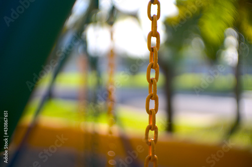 Yellow chain in a Brazilian playground