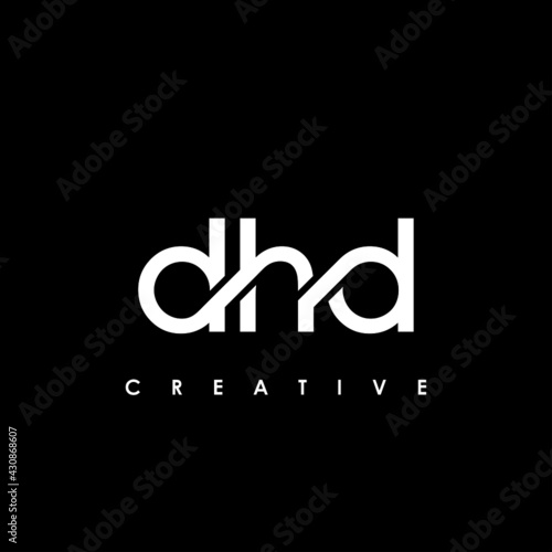 DHD Letter Initial Logo Design Template Vector Illustration