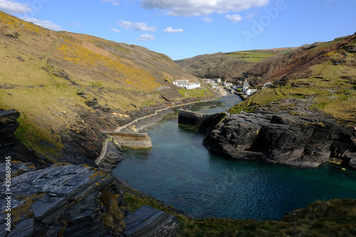 Boscastle as seen from Penally Point.