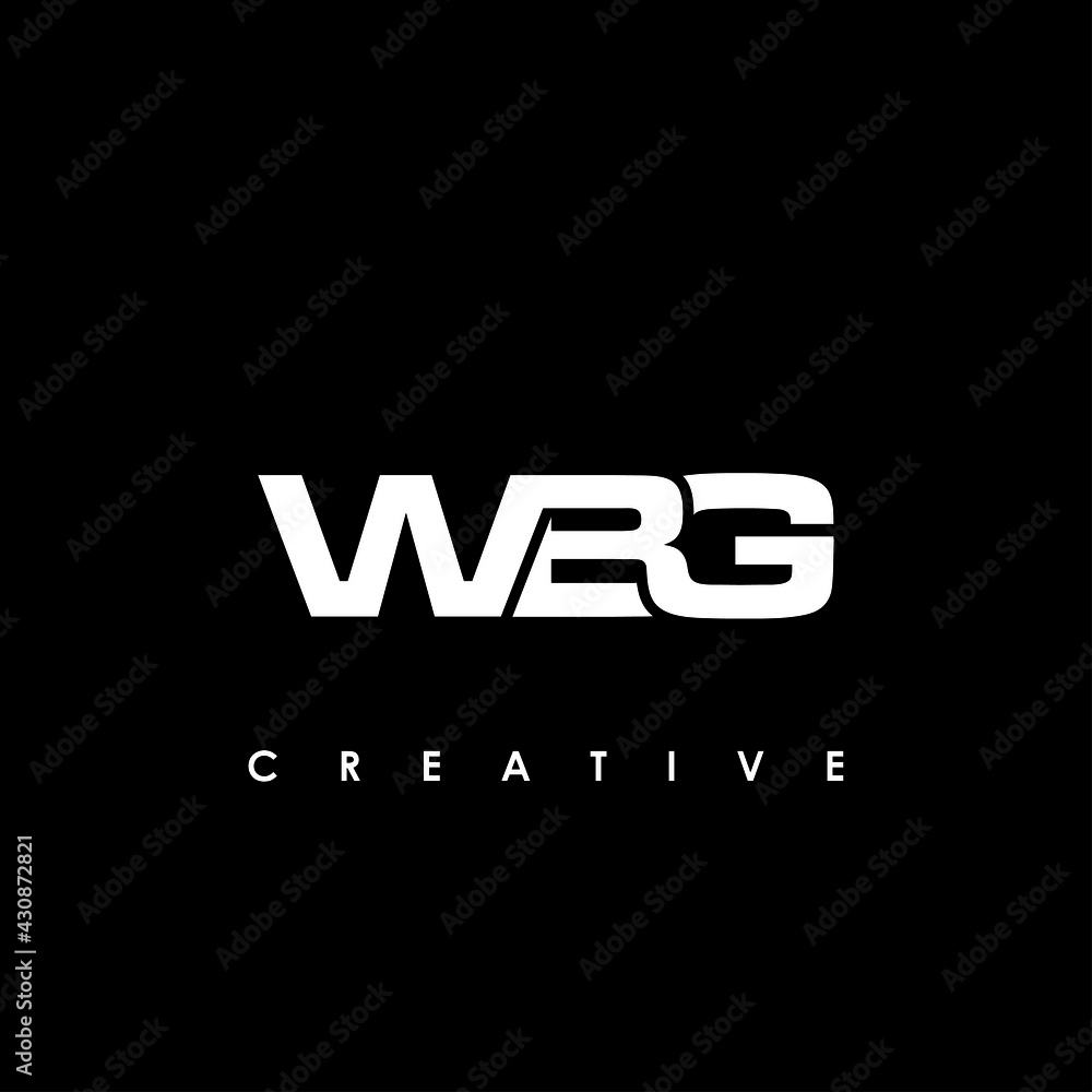 WBG Letter Initial Logo Design Template Vector Illustration WBG Letter Initial Logo Design Template Vector Illustration
