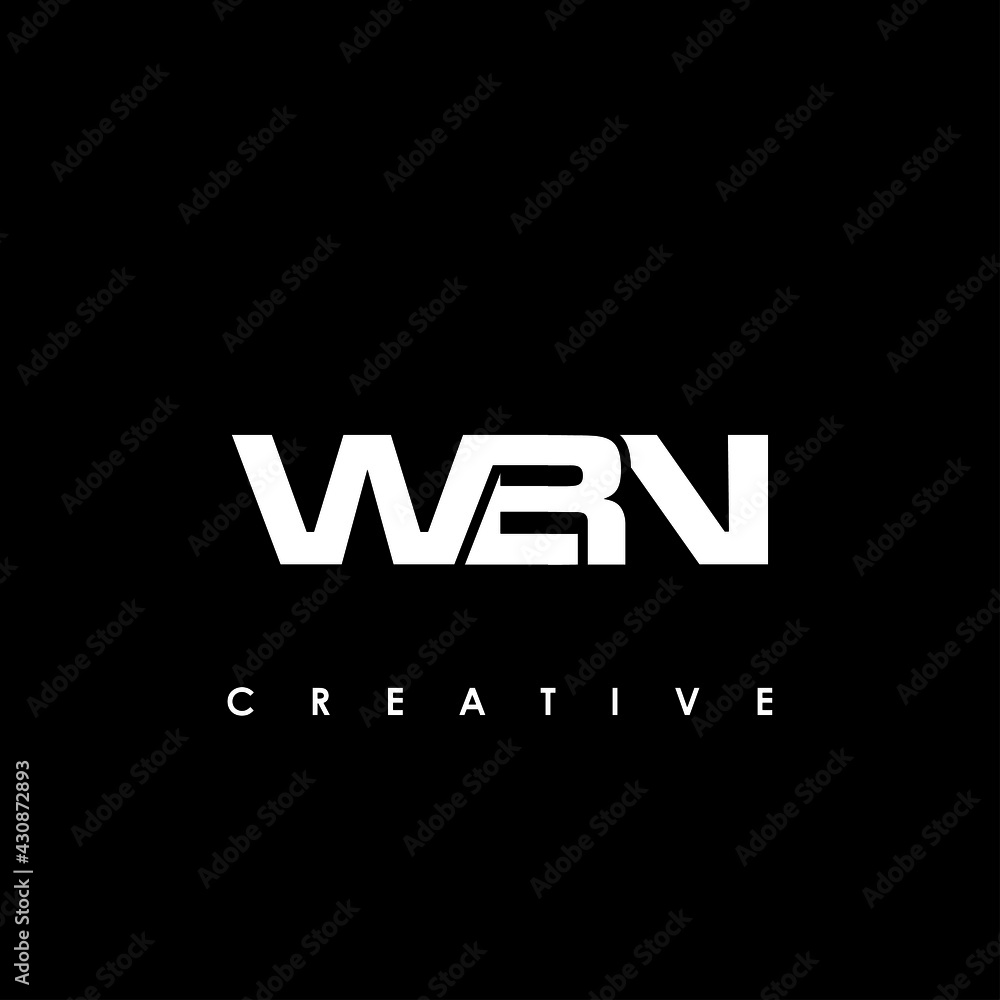 WBN Letter Initial Logo Design Template Vector Illustration
