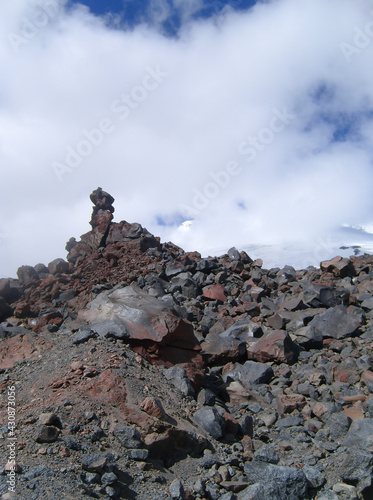 A closeup picture of rocks