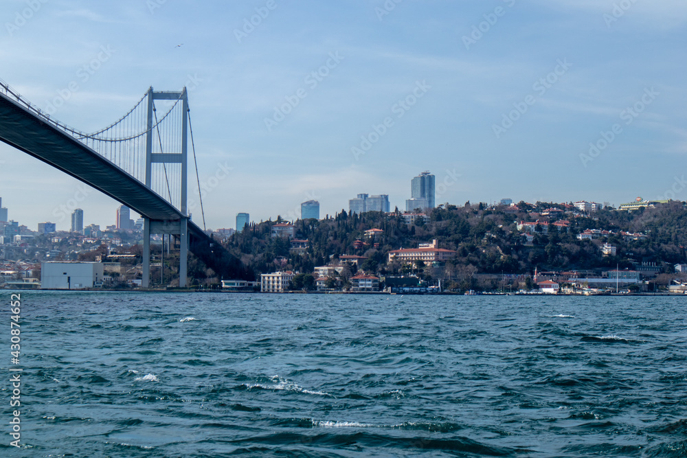 15 July Martyrs Bridge and the view of Istanbul 15 July Martyrs Bridge and the view of Istanbul