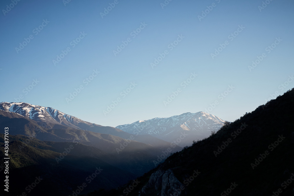 mountains in the morning mountains in the morning