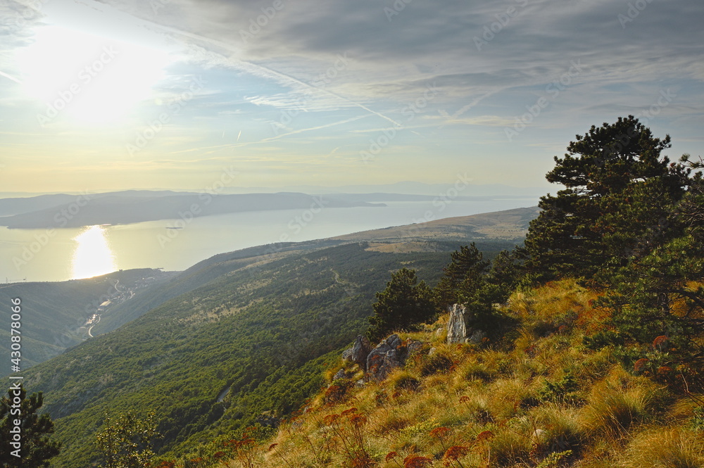 View of Croatian coast in Velebit National Park