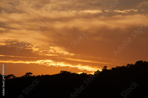 Wallpaper Mural Abstraction in the sky at sunrise Torontodigital.ca