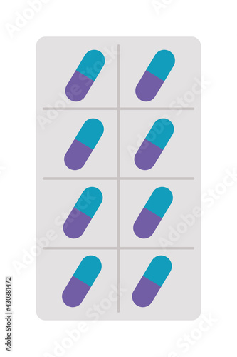 medical capsules blister