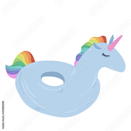 Unicorn float swimming pool toy.