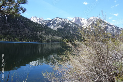 Beautiful spring scenery of Twin Lakes, just outside of Bridgeport, in the Eastern Sierra Nevada Mountains, California. photo