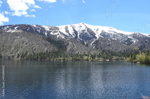 Beautiful spring scenery of Twin Lakes  just outside of Bridgeport  in the Eastern Sierra Nevada Mountains  California.