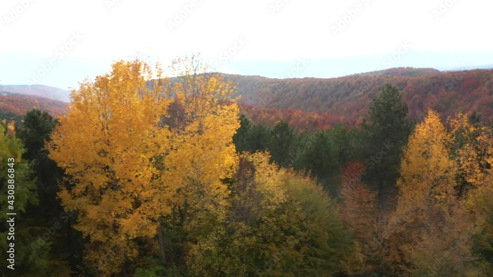 Beautiful autumn landscape video with drone Beautiful autumn landscape video with drone