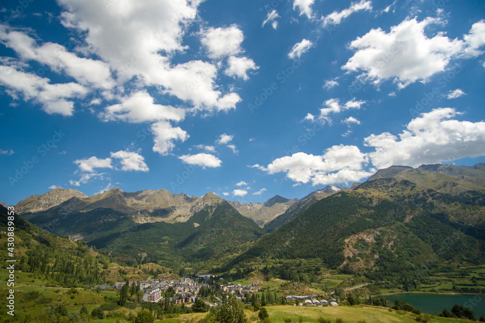 Formigal Huesca Aragon Spain on August 20, 2020, the ski resort in summer