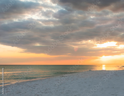 sunset coastal beach image emerald coast 