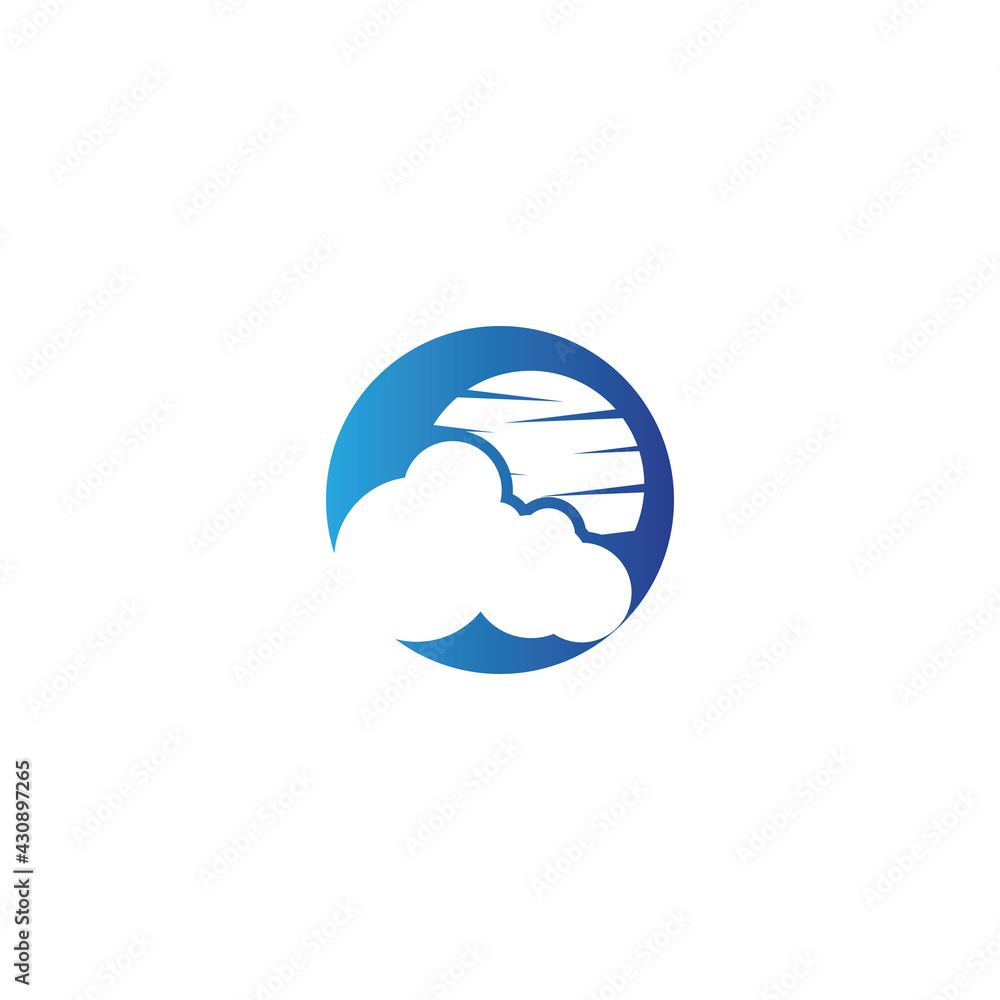 Cloud template vector Cloud template vector