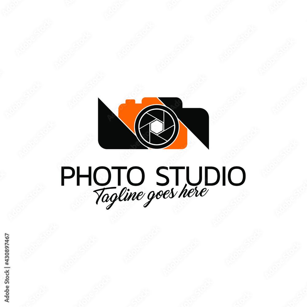 Photo studio logo concept. Photo studio logo template Photo studio logo concept. Photo studio logo template
