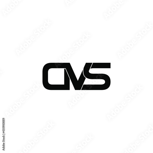 dvs letter original monogram logo design