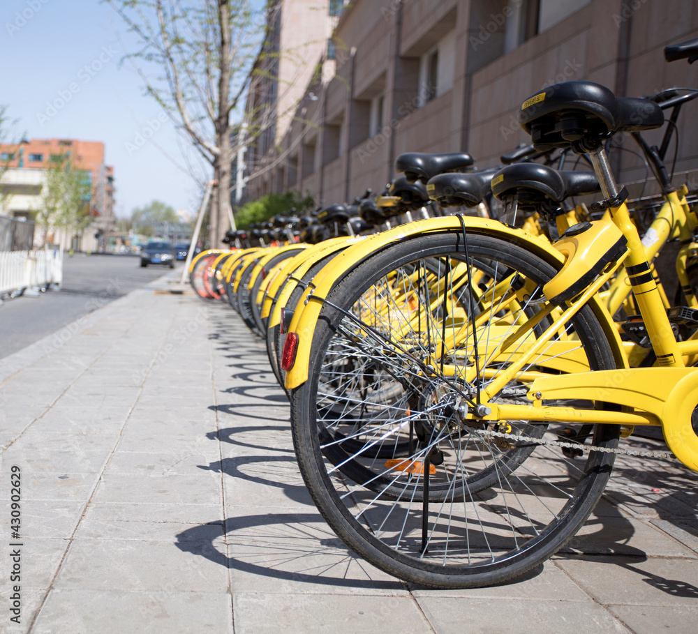 Fototapeta premium Bike sharing