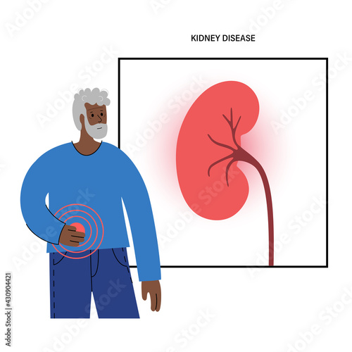 Kidney disease concept