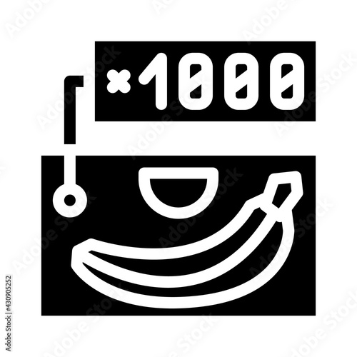 products wholesale glyph icon vector. products wholesale sign. isolated contour symbol black illustration