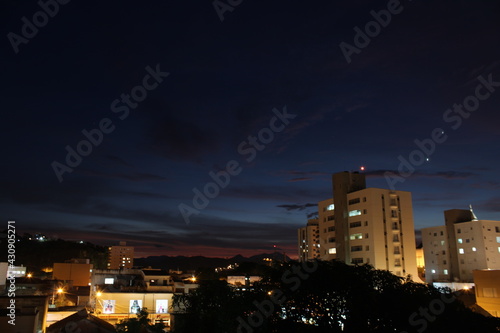 night view of the city