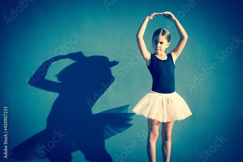 Junges Mädchen im Ballettkleid photo