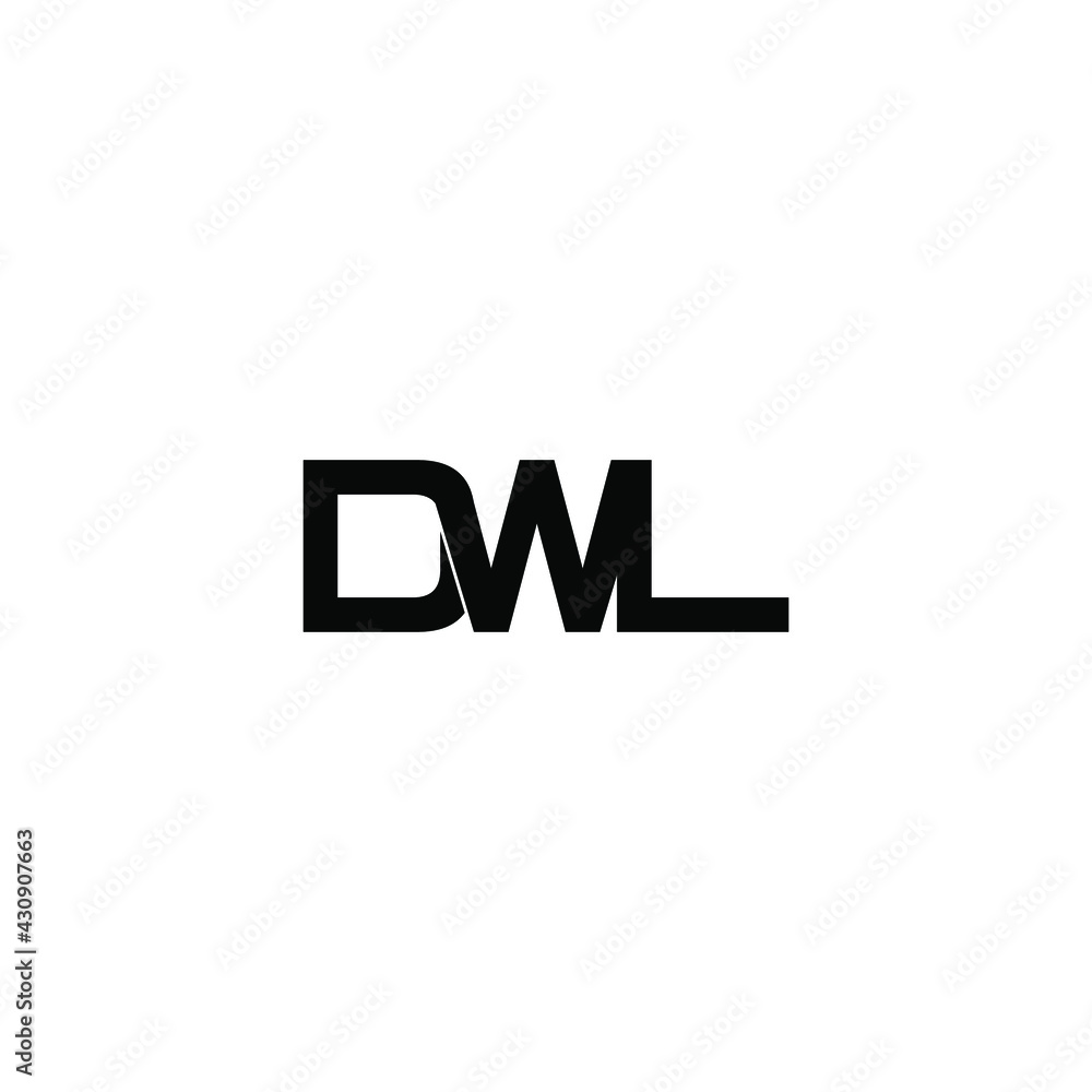 dwl letter original monogram logo design dwl letter original monogram logo design