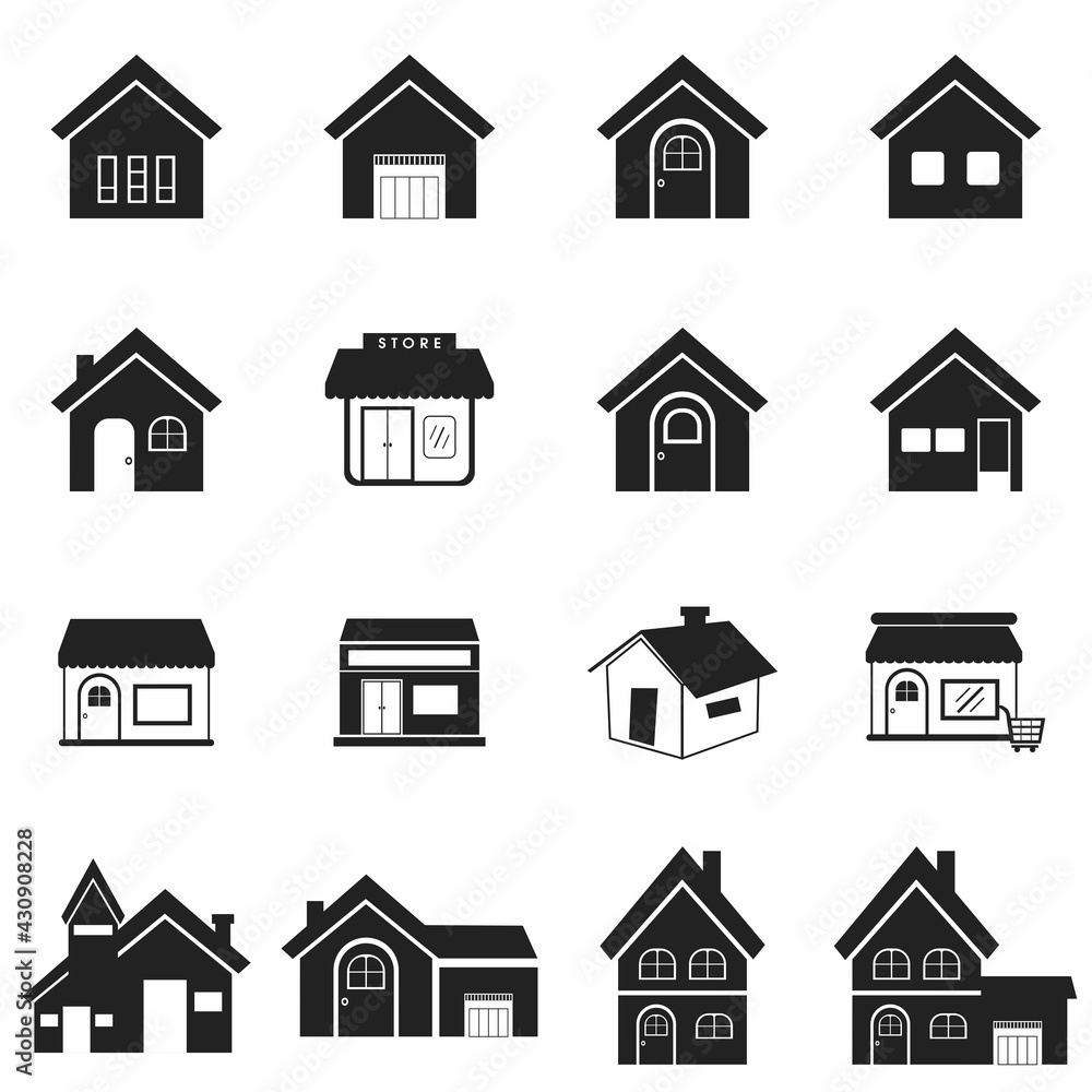 Home Icon Set. Contains such Icons as House, Property, Church, Garage, Smart Home and more. Expanded Stroke Home Icon Set. Contains such Icons as House, Property, Church, Garage, Smart Home and more. Expanded Stroke