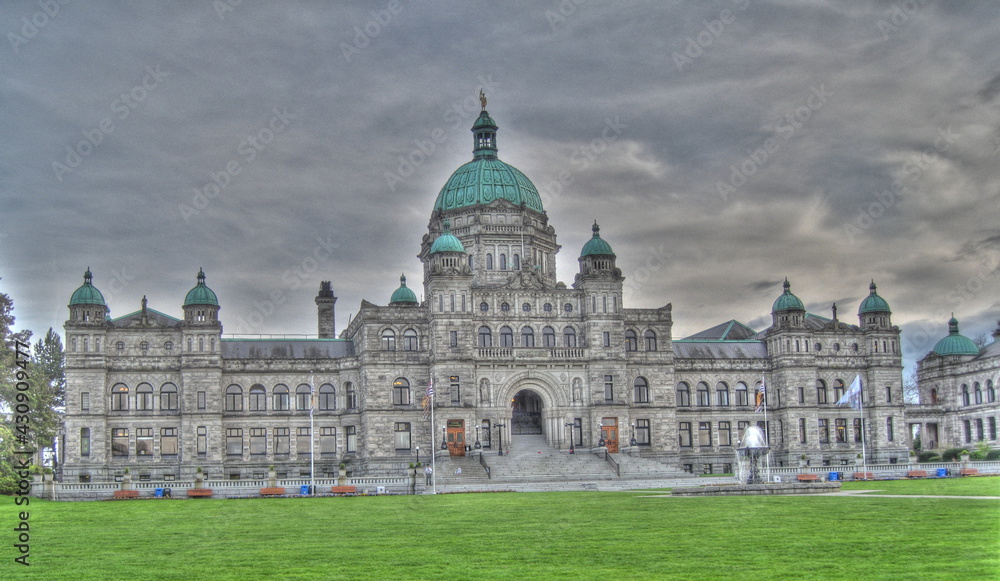 HDR Historic British Columbia Victoria provincial parliament