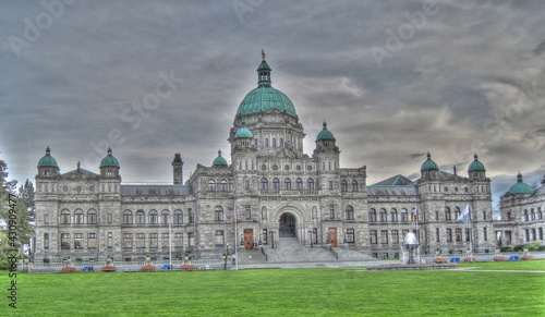 HDR Historic British Columbia Victoria provincial parliament
