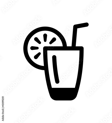 Lemonade refreshment icon