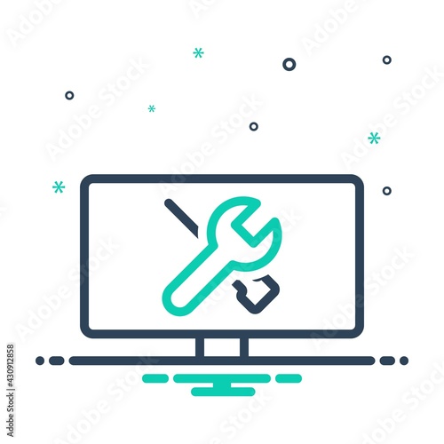 Mix icon for dept
