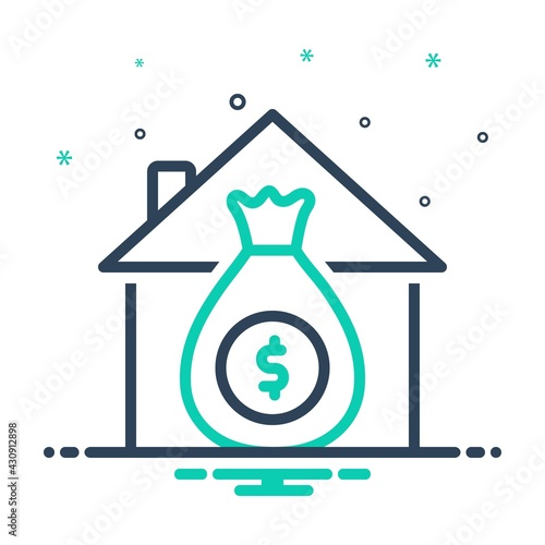 Mix icon for mortgages