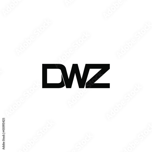 dwz letter original monogram logo design
