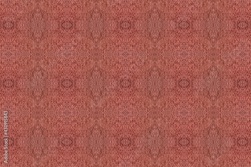 Abstract mosaic seamless pattern with beautiful red and gray texture. Interior background for design, decor, backdrop.
