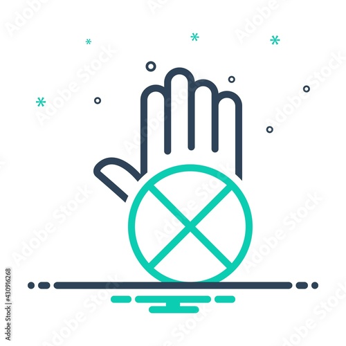 Mix icon for exclusion