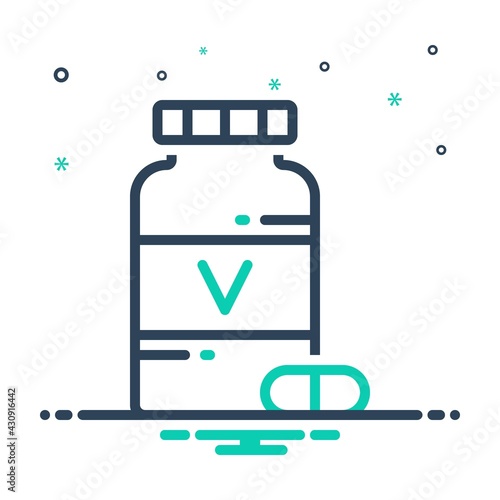 Mix icon for vitamin