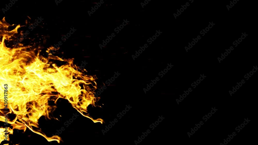 Fire line in super slow motion isoélated on black, shooting with high speed cinema camera in 4K. Fire line in super slow motion isoélated on black, shooting with high speed cinema camera in 4K.