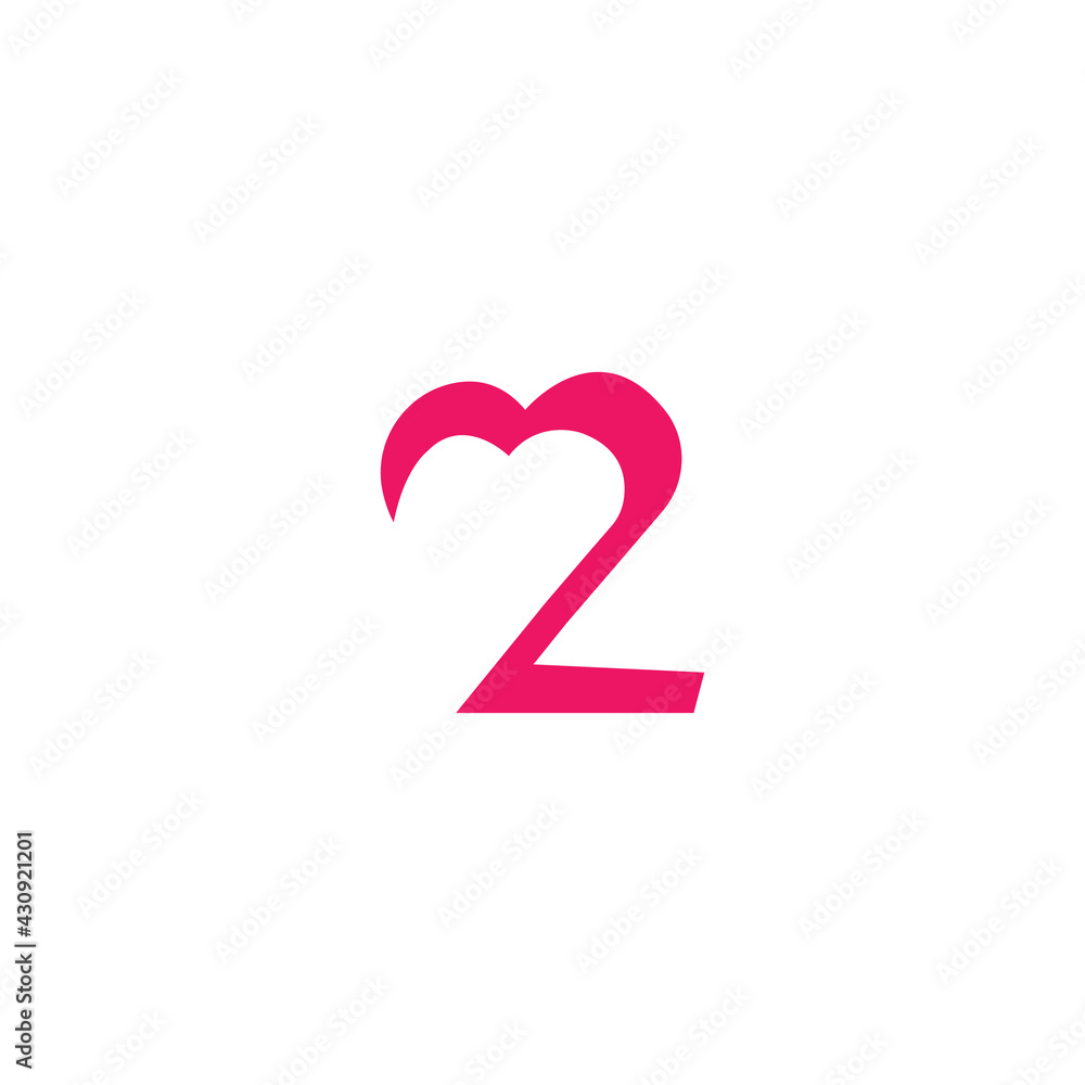 two love and valentine's day business logo icon design template two love and valentine's day business logo icon design template