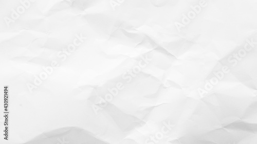 White Paper Texture background. Crumpled white paper abstract shape background with space paper recycle for text