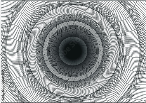 Fototapeta Naklejka Na Ścianę i Meble -  circle lines with many pattern abstract background