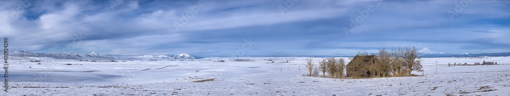 abandoned, adams, alone, america, architecture, biggs junction, blue, building, cloud, cold, columbia river gorge, countryside, dead trees, destination, empty, exterior, freedom, frigid, goldendale, g