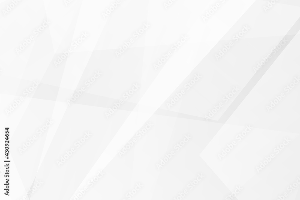 Fototapeta premium Abstract white and grey on light silver background modern design. Vector illustration EPS 10.