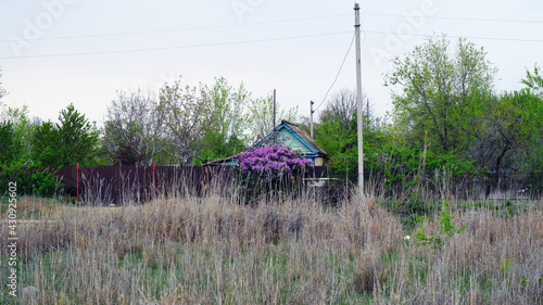 Buildings on summer cottages in Russia