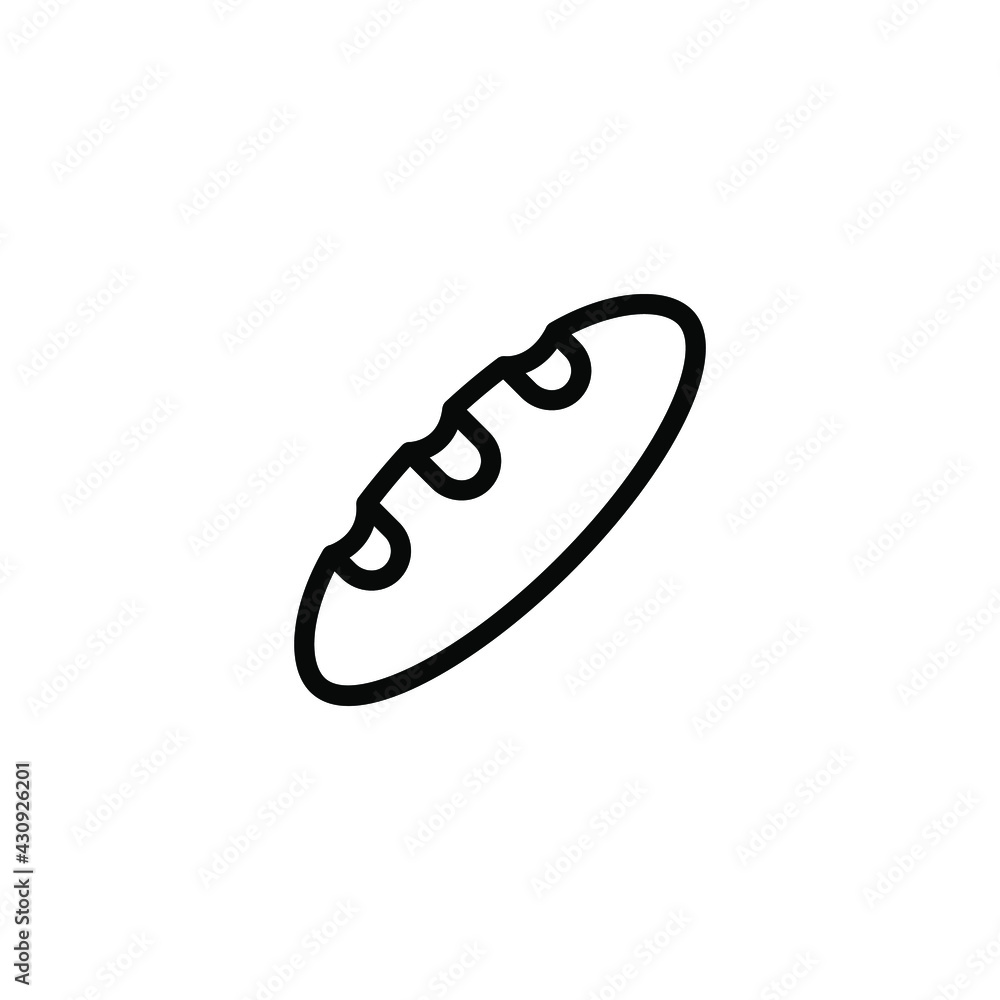 bread line icon vector illustration bread line icon vector illustration